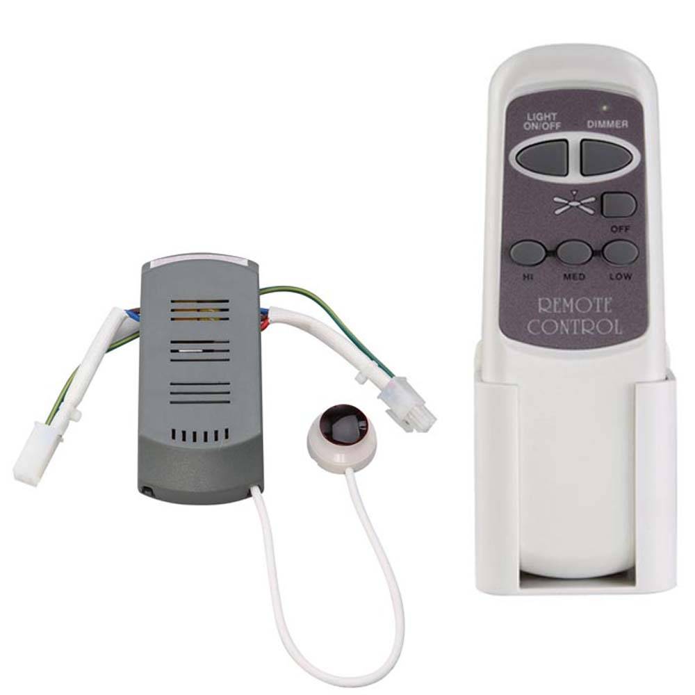 Fernbedienung Ventilator 3-Stufen Deckenventilator Lichtschalter Kunststoff Dimmer Empfänger