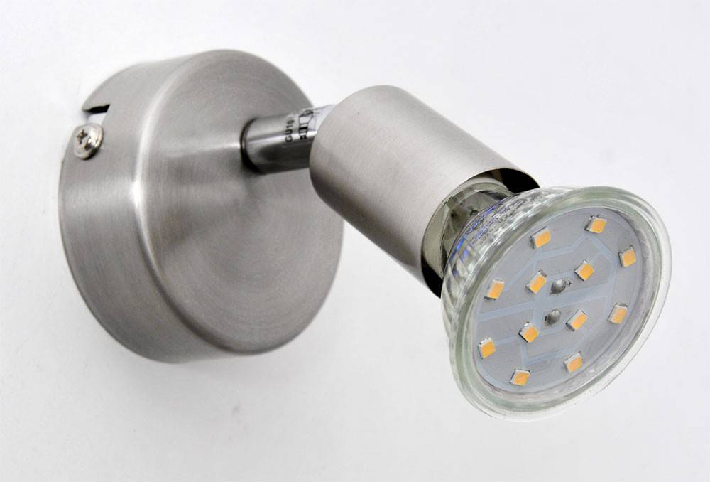 LED Wandleuchte Wandlampe Leselampe Strahler Licht Spot Nickel Matrix