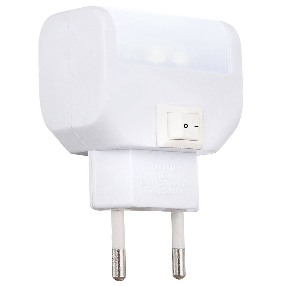 LED Wand Lampe Nacht Licht Kinder Zimmer Stecker Schalter Tages-Licht Leuchte