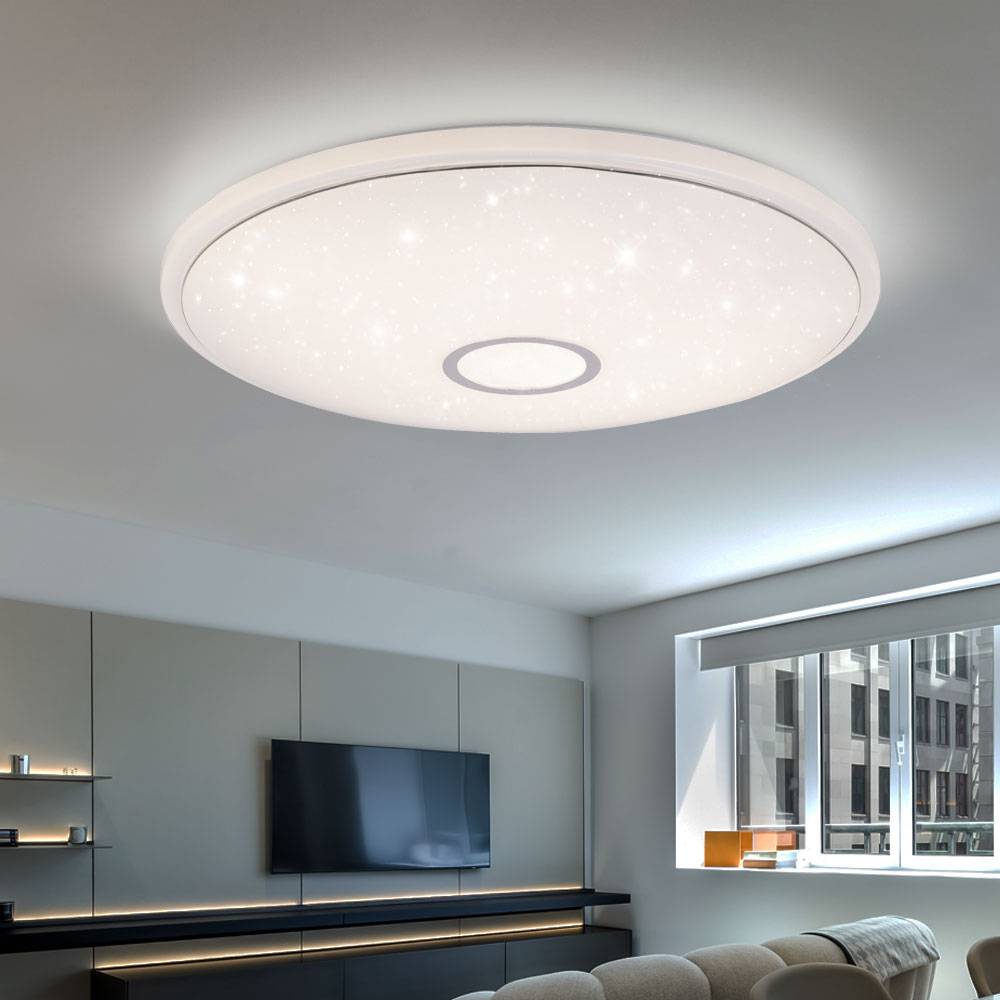 RGB LED Decken Lampe Smart Home Sternen Effekt Fernbedienung Leuchte DIMMBAR