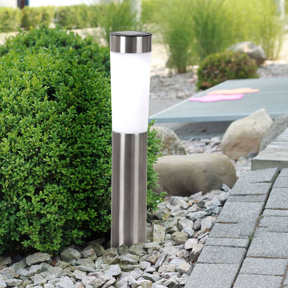 LED Solarlampe Außenbeleuchtung Gartenleuchte Erdspieß Terrasse Leuchte