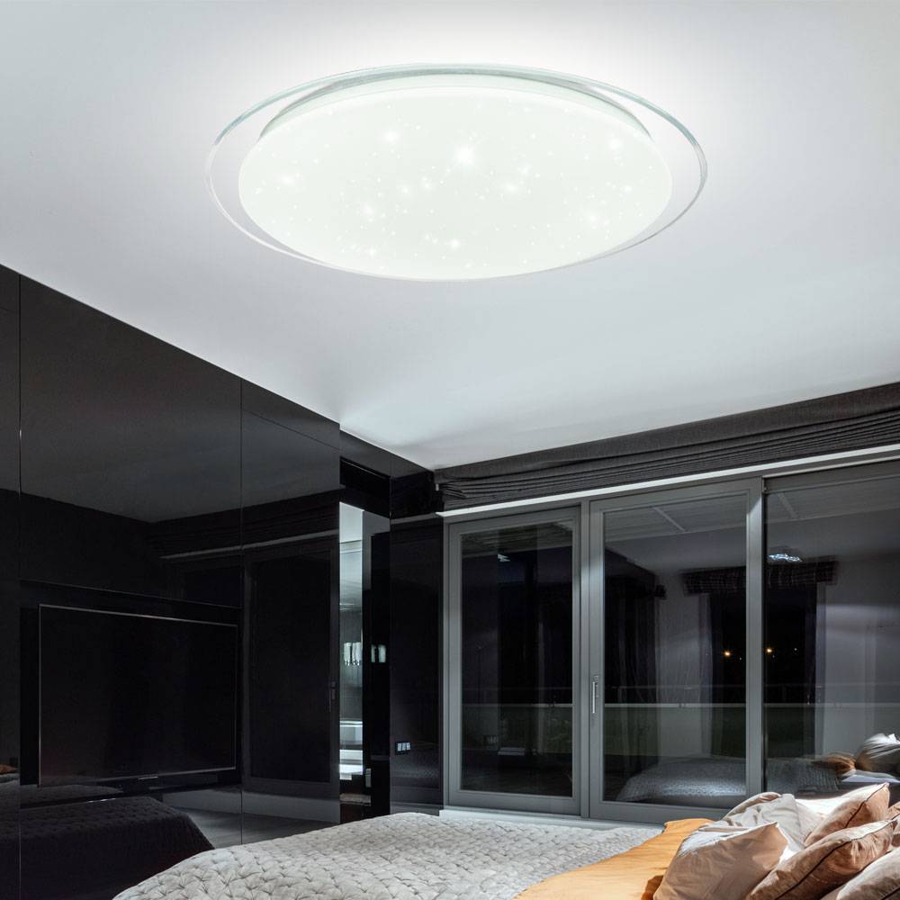LED 24 W Decken Leuchte Dielen Sternen Himmel Effekt Strahler 3-Stufen