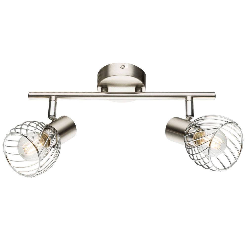 Decken Leuchte Wohn Zimmer Käfig Design Beleuchtung Flur Strahler Spots verstellbar