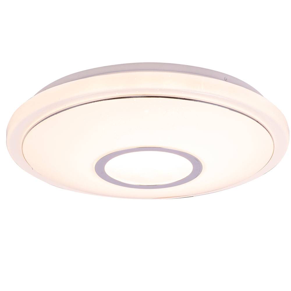 LED Decken Leuchte Sternen Effekt Ess Zimmer Lampe CCT Chrom Ring Strahler