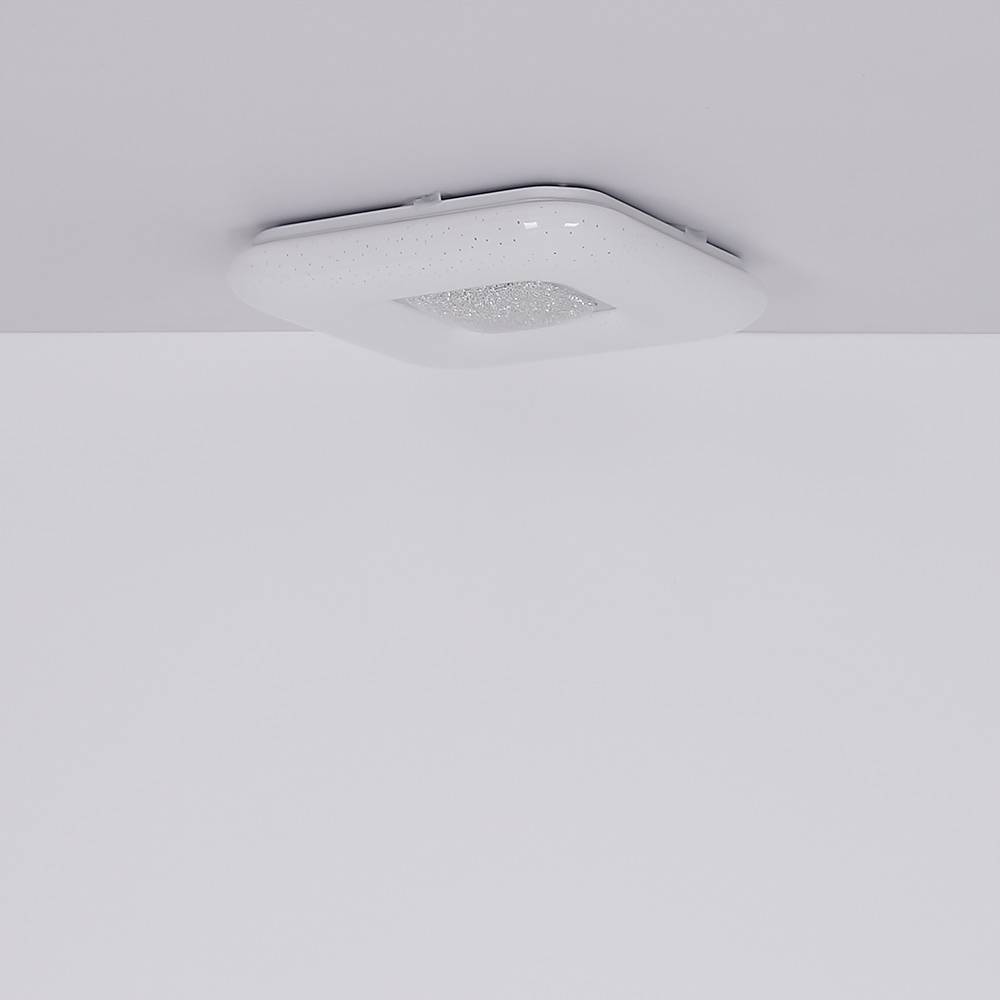 RGB LED Decken Leuchte Sternen Effekt FERNBEDIENUNG Kristall Lampe dimmbar