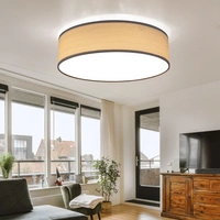 Decken Lampe Wohn Schlaf Zimmer Holz Optik Strahler Flur Leuchte grau im Set inkl. LED Leuchtmittel Decken Lampe Wohn Schlaf Zimmer Holz Optik Strahler Flur Leuchte grau im Set inkl. LED Leuchtmittel