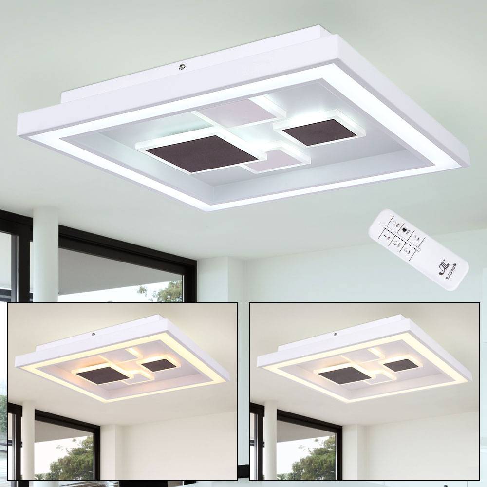 LED Decken Lampe Leuchte Fernbedienung Dimmbar Memory Funktion Farben Fixierbar