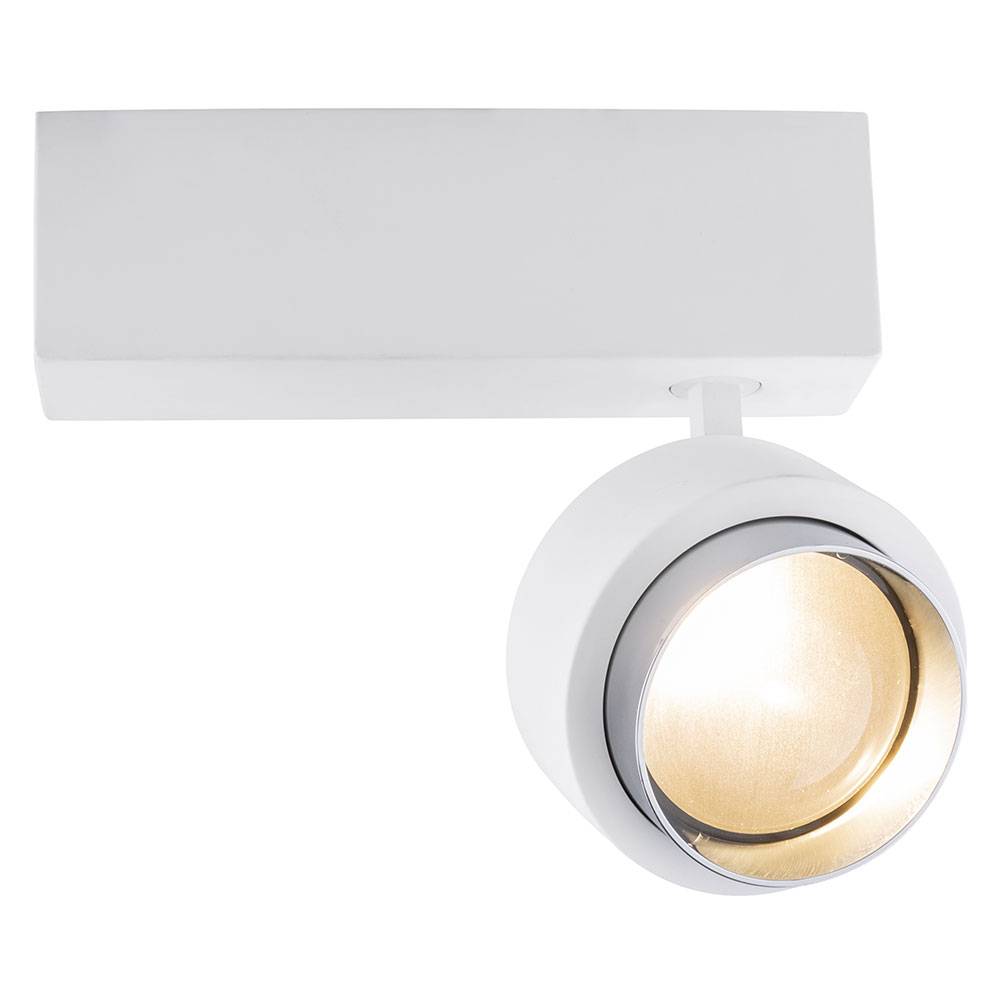 LED Design Decken Leuchte Spot verstellbar Wohn Ess Zimmer Gips Strahler Lampe weiß