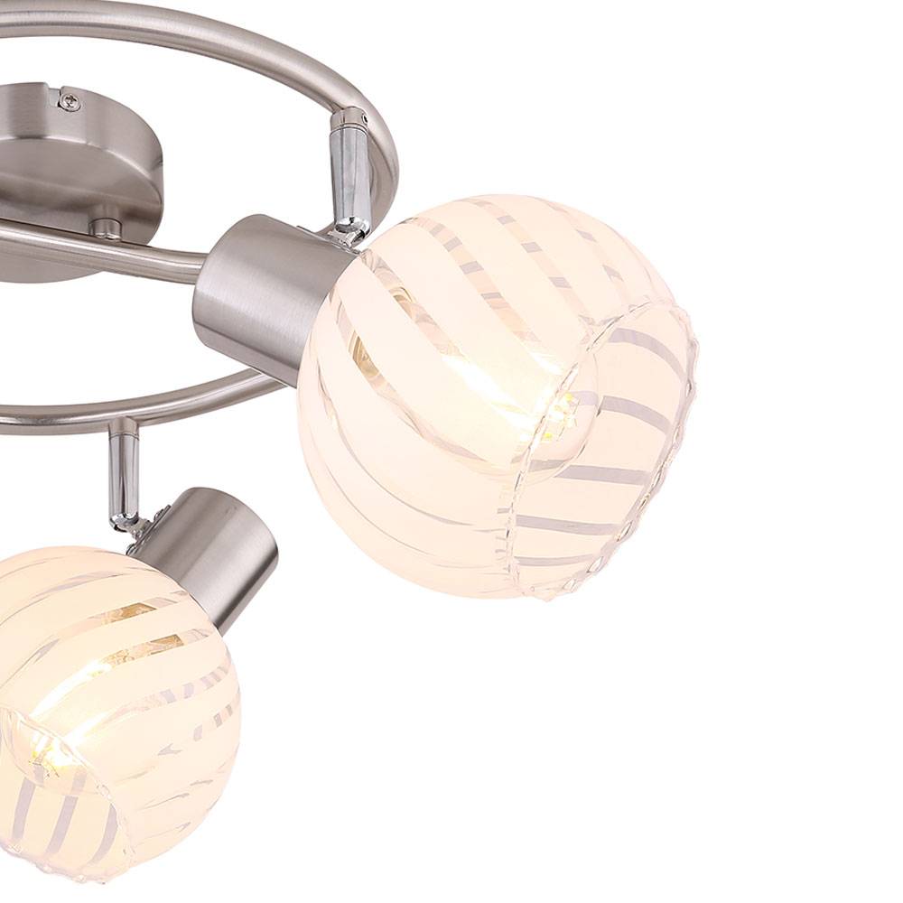 Decken Lampe Leuchte Rondell Beleuchtung Strahler beweglich Wohn Schlaf Zimmer