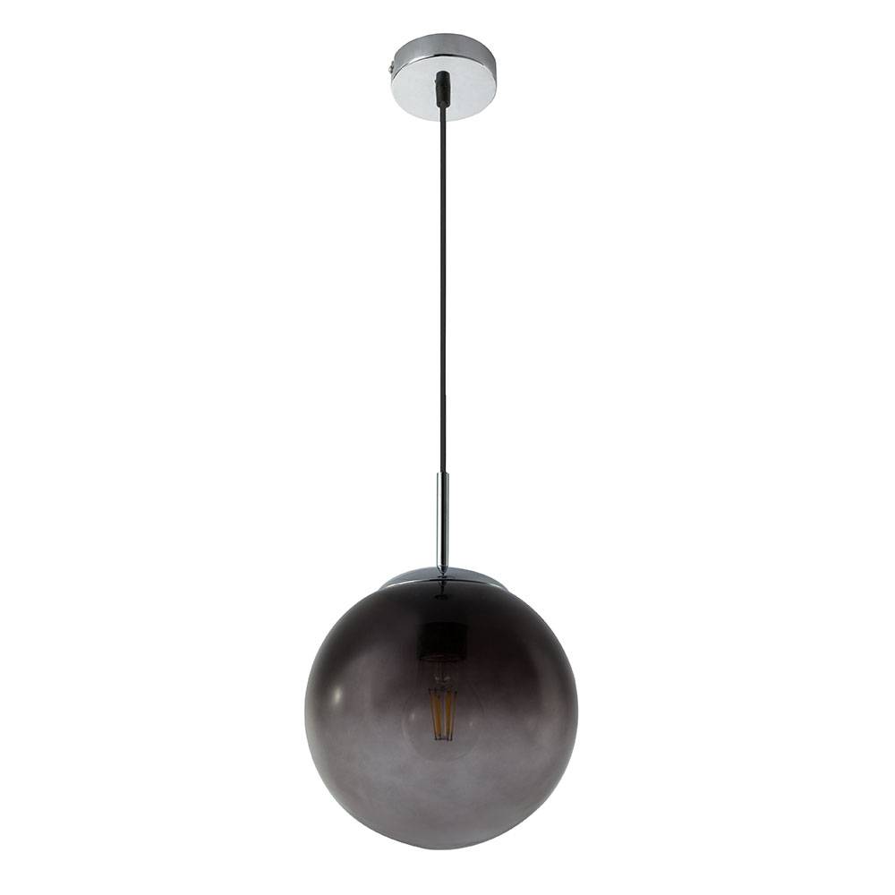 Kugel Design Pendel Decken Lampe Wohn Schlaf Zimmer Beleuchtung Glas Hänge Leuchte rauch