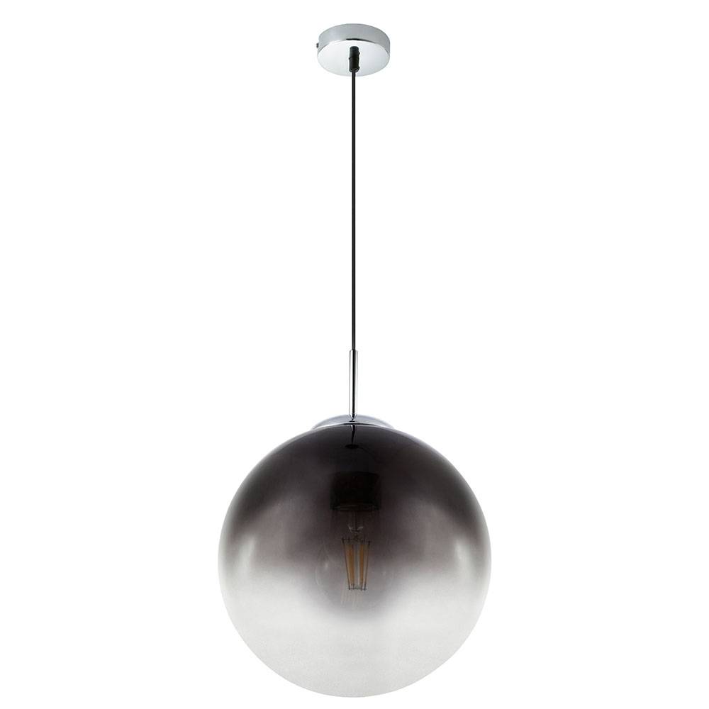 Kugel Design Decken Pendel Leuchte rauch Wohn Zimmer Beleuchtung Glas Lampe