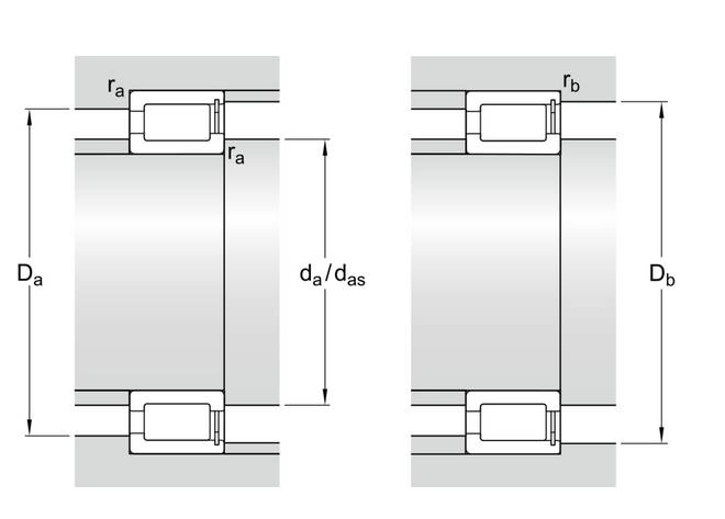 Zylinderrollenlager NCF2934 CV SKF ID 170mm AD 230mm Breite36mm SKF