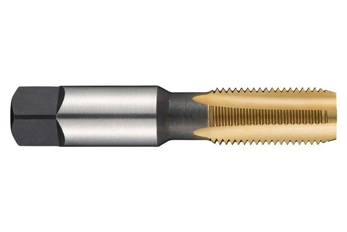 Maschinengewindebohrer ANSI B94.9C E720 NPSF 1/8 Zollx27 HSS TiN 1,5XD Normal DO