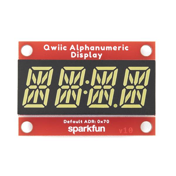 SparkFun Qwiic Alphanumeric Display White I2C