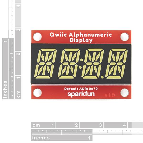 SparkFun Qwiic Alphanumeric Display White I2C