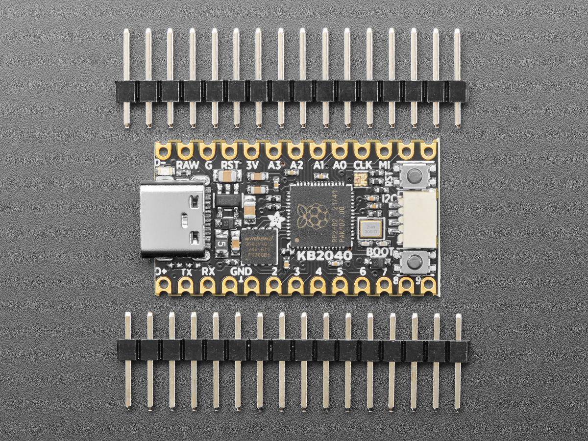 Adafruit KB2040 with RP2040 Arduino Pro Micro-Shaped Board Qwiic / STEMMA QT I2C