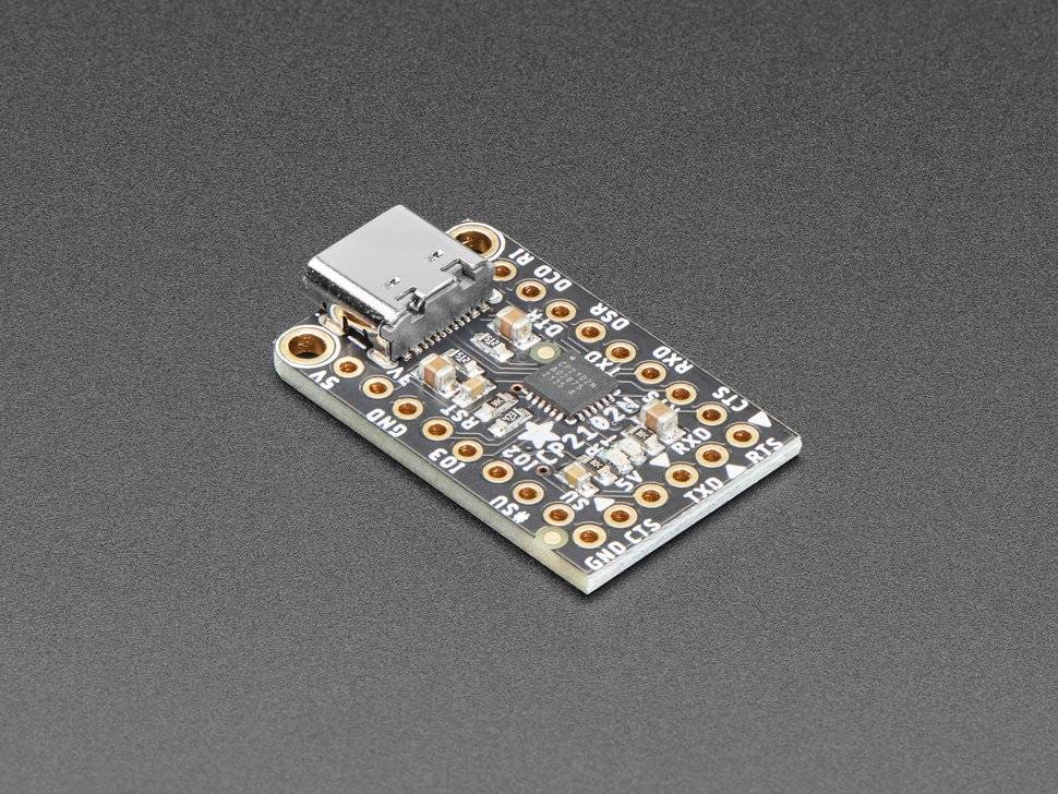 Adafruit CP2102N Friend USB-C to Serial Converter Datarate 3Mbps USB-C