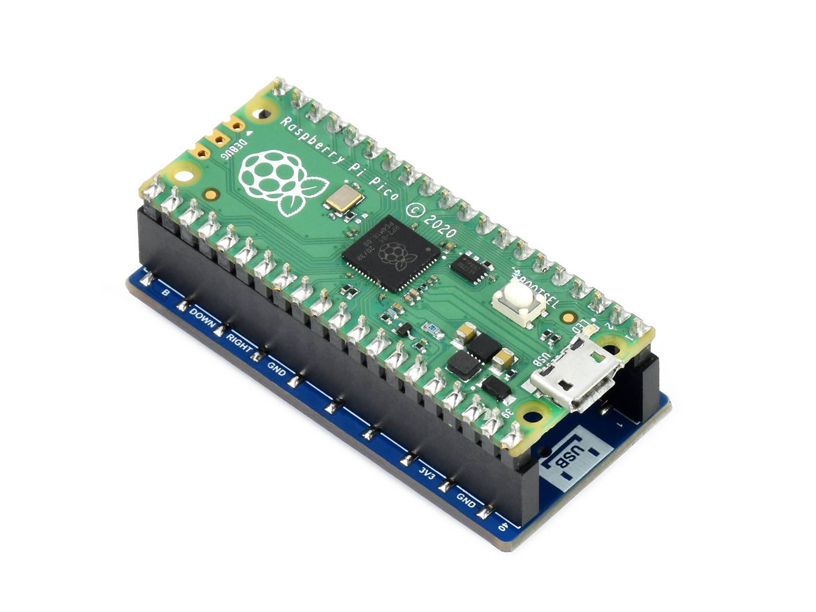 WaveShare 0.96inch LCD Display Module for Raspberry Pi Pico, 65K Colors, 160×80, SPI