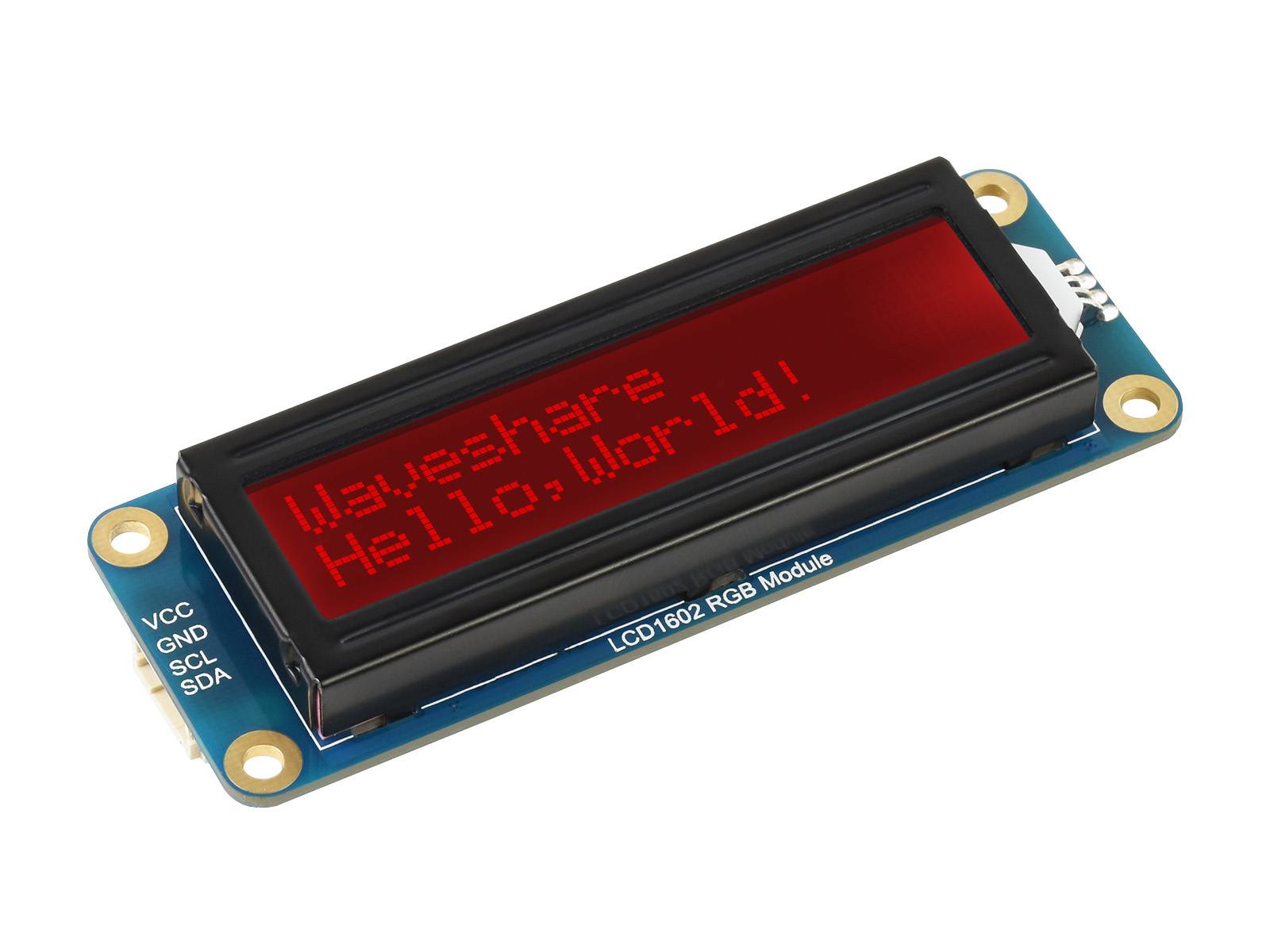 WaveShare LCD1602 RGB Module, 16x2 Characters I2C for Arduino/RPI/Jetson Nano