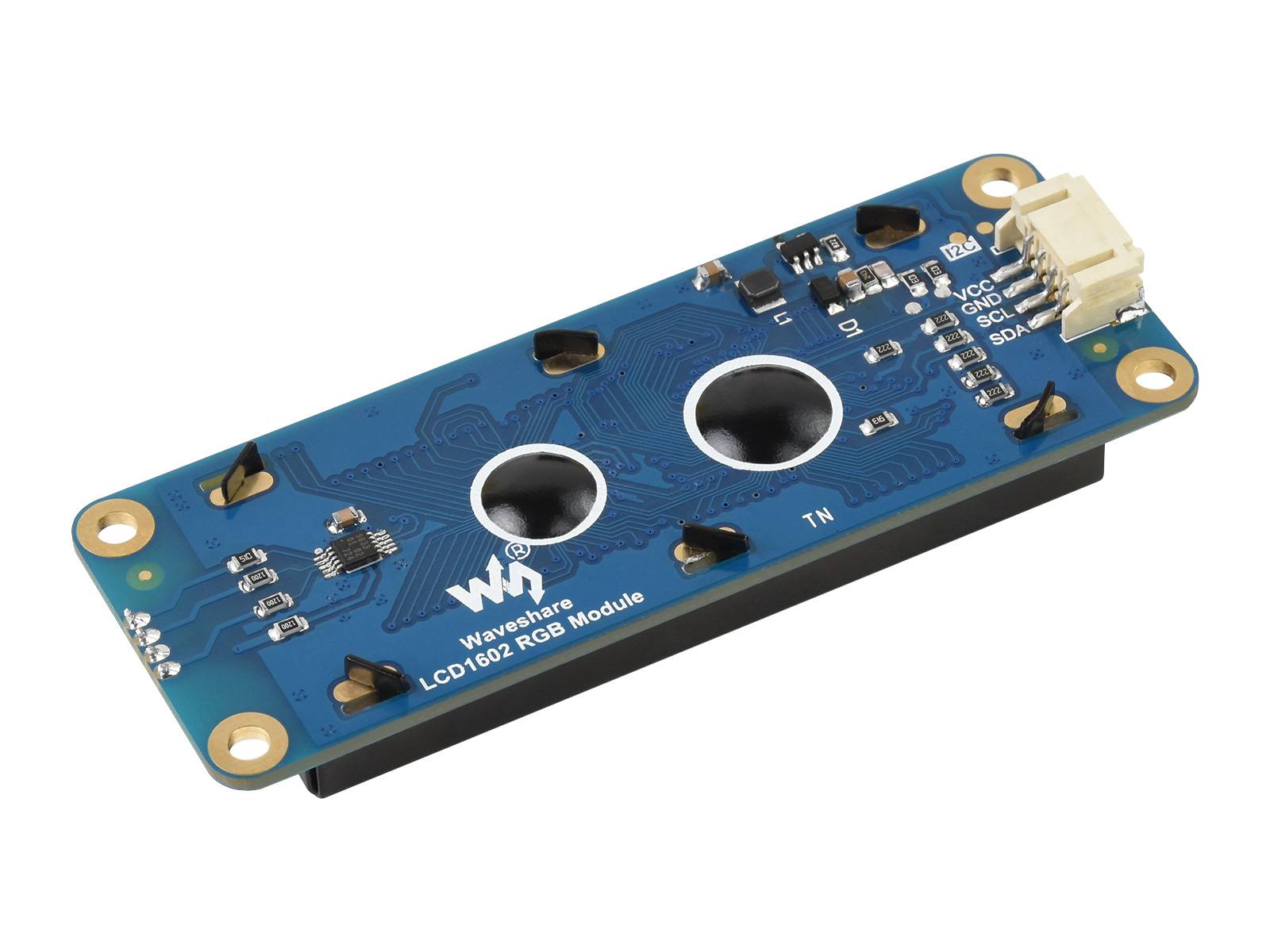 WaveShare LCD1602 RGB Module, 16x2 Characters I2C for Arduino/RPI/Jetson Nano