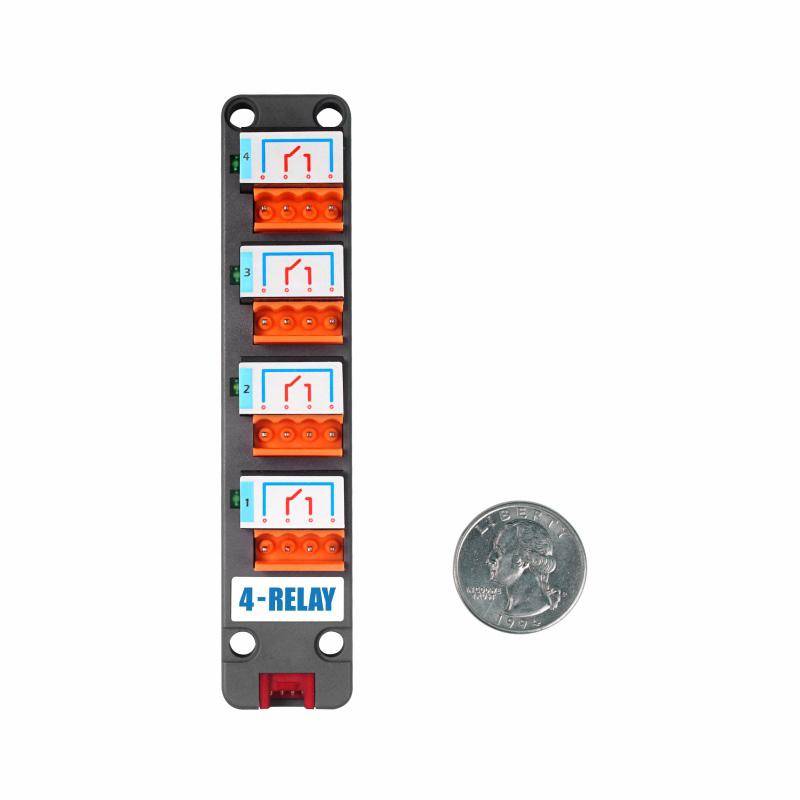 M5Stack 4-Relay Unit 4-Way Relay Module I2C Protocol 250VAC 28VDC