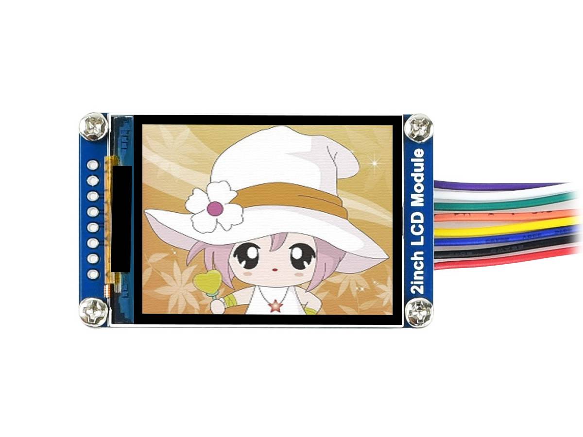 WaveShare 2inch LCD Display Module 240x320 IPS Screen SPI Interface