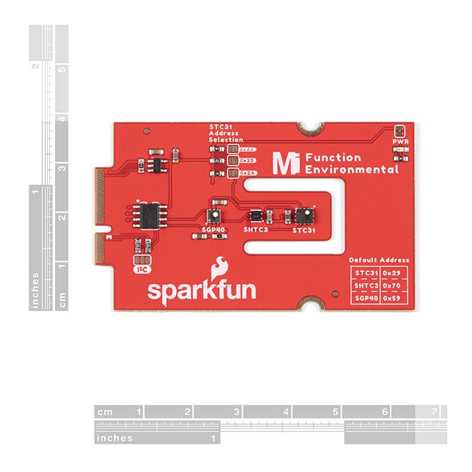 SparkFun MicroMod Environmental Function Board SGP40 SHTC3 STC31