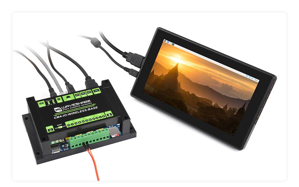 WaveShare Industrial IoT Wireless Expansion w/o 4G Module for Raspberry Pi Compute Module 4