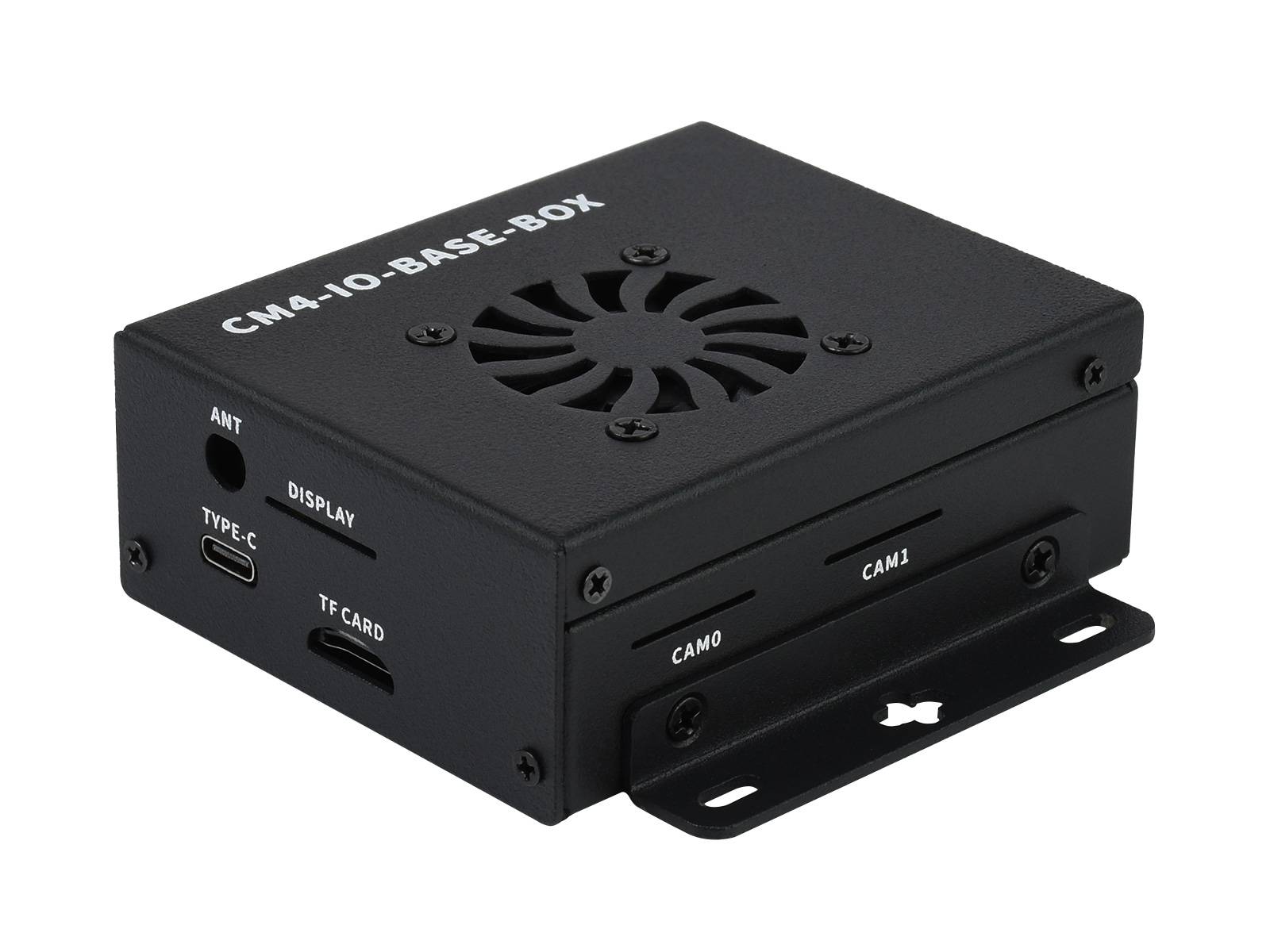 WaveShare Mini-Computer Lite Version for Raspberry Pi Compute Module 4 (NOT Included) Metal Case with Cooling Fan