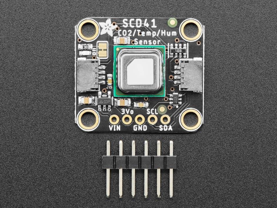 Adafruit SCD-41 NDIR CO2 Temperature and Humidity Sensor STEMMA QT Qwiic 5190