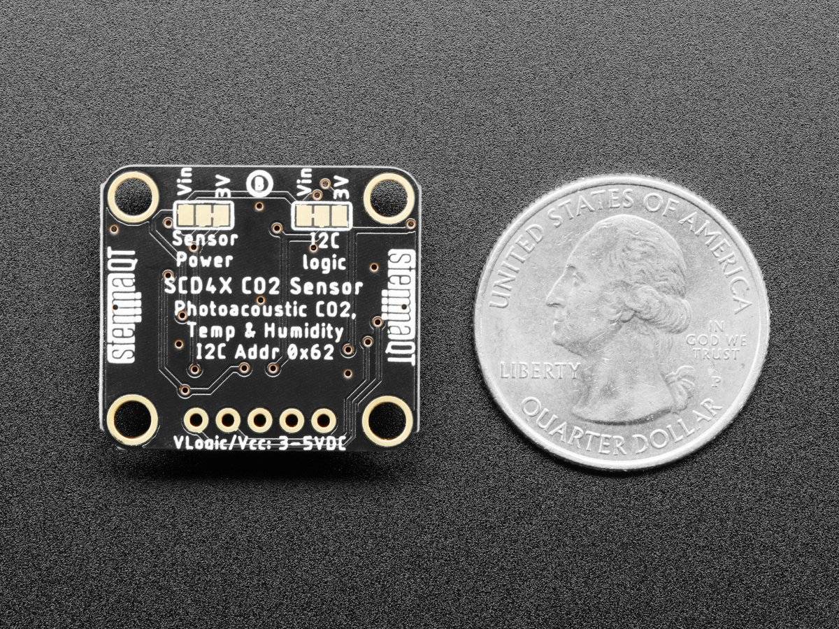 Adafruit SCD-41 NDIR CO2 Temperature and Humidity Sensor STEMMA QT Qwiic 5190