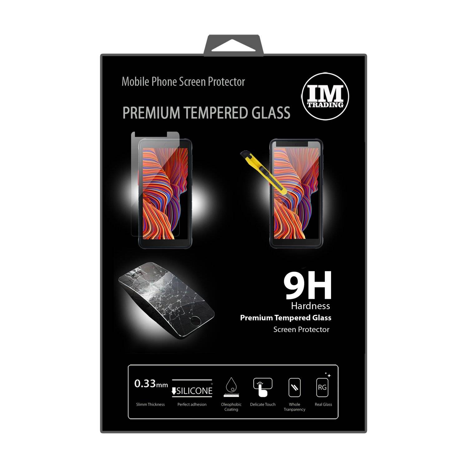 Schutzglas 9H kompatibel mit Samsung Galaxy Xcover 5 (G525F) Displayschutzfolie Schutzfolie Passgenau Glas