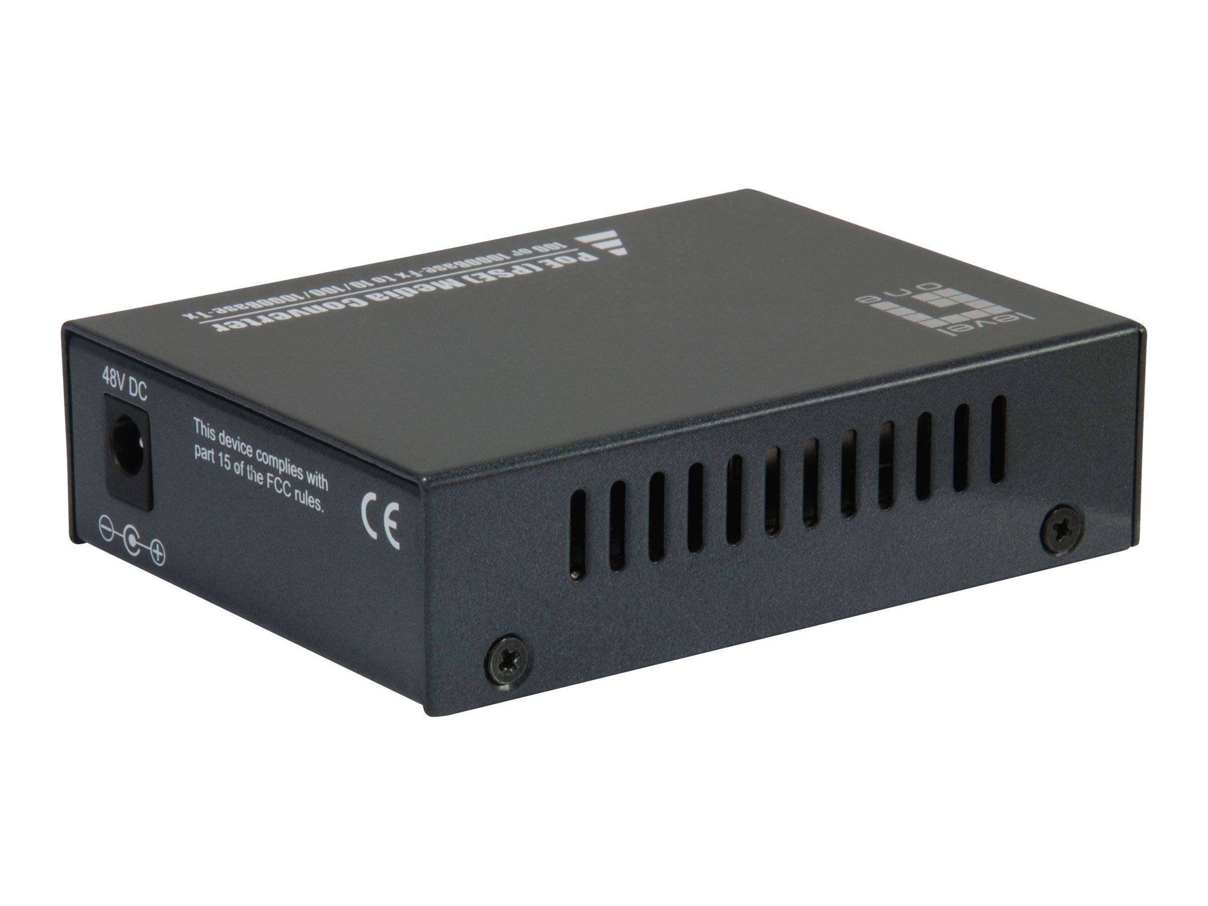 LevelOne GVT-2012 - Medienkonverter - GigE - 10Base-T, 1000Base-SX, 100Base-TX, 1000Base-T - RJ-45 / SFP (mini-GBIC)