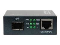 LevelOne GVT-2012 - Medienkonverter - GigE - 10Base-T, 1000Base-SX, 100Base-TX, 1000Base-T - RJ-45 / SFP (mini-GBIC)