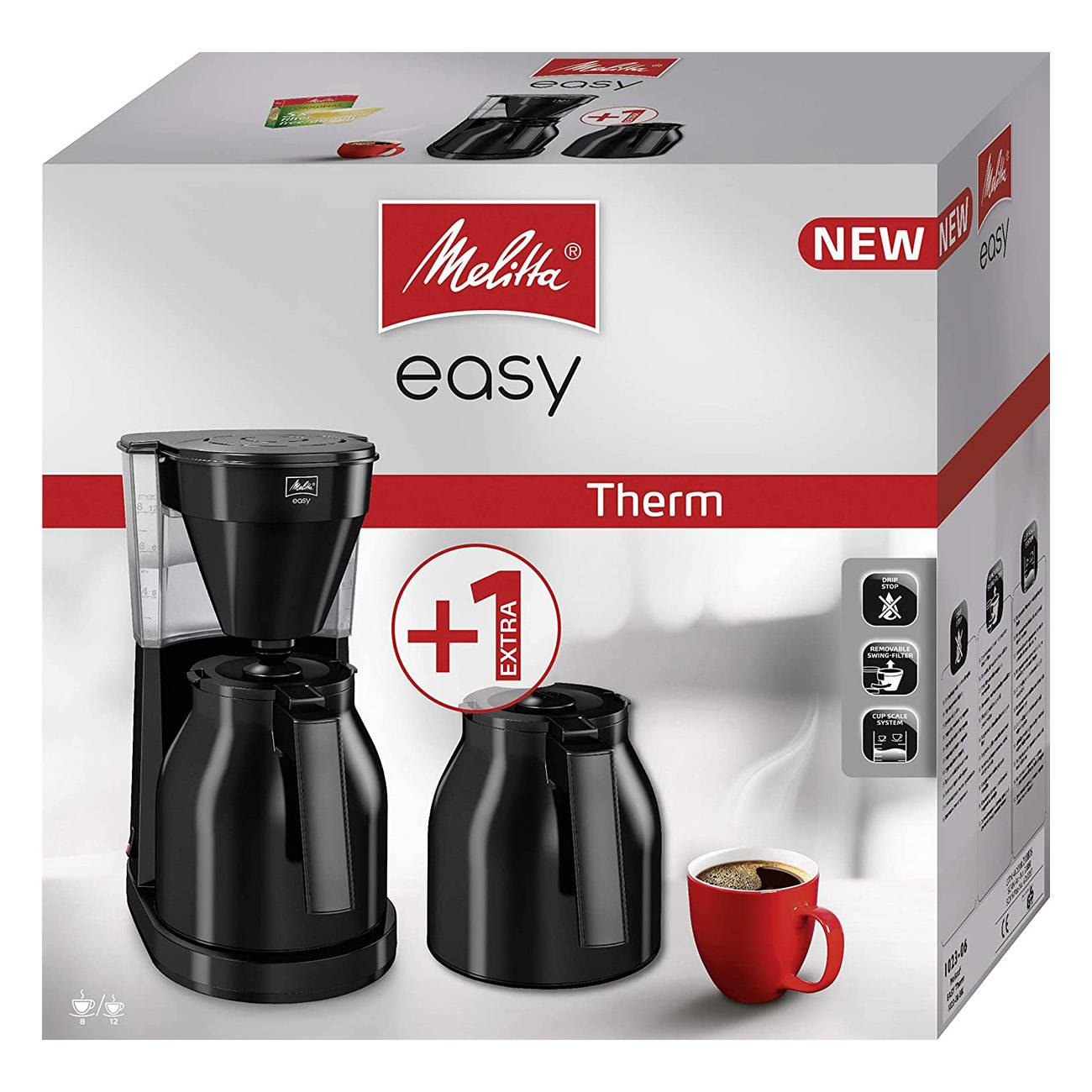 Melitta Easy II Therm + 2. Kanne Kaffeemaschine