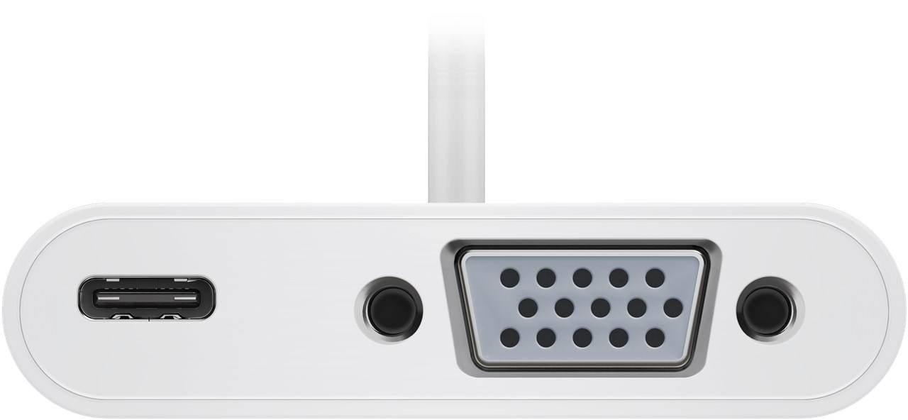 goobay USB C Adapter VGA/PD weiß (1er Softpack)
