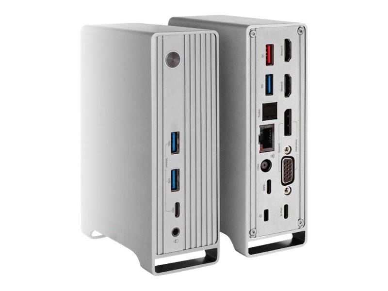 Club 3D Dockingstation - USB-C - VGA, 2 x HDMI, DP - GigE - 120 Watt