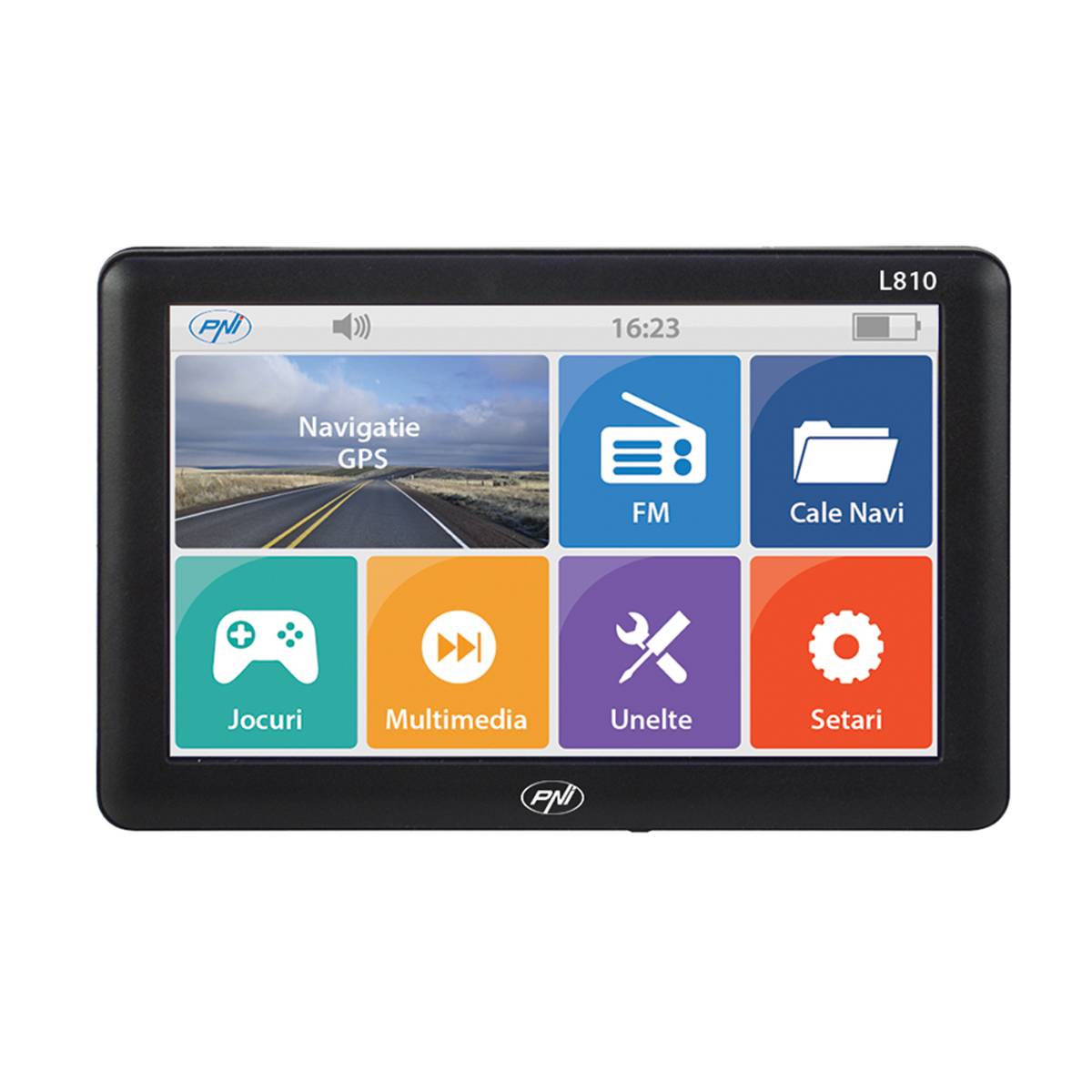 7 Inch GPS Navigation System PNI L810 7-Inch, 800 MHz, 256 DDR M 8 GB Compatible With Any Card