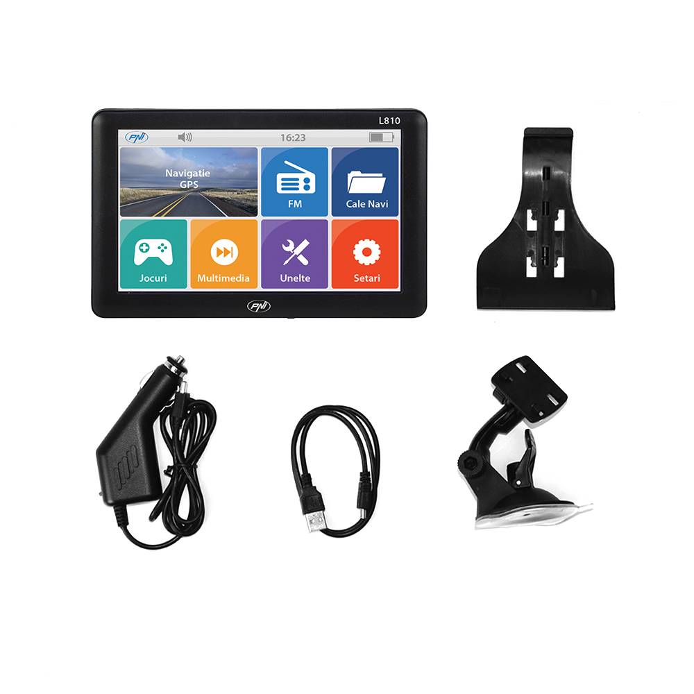 7 Inch GPS Navigation System PNI L810 7-Inch, 800 MHz, 256 DDR M 8 GB Compatible With Any Card