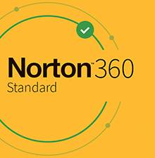 SYMANTEC - Norton 360 Standard - Box-Pack (1 Jahr) - 1 Gerät, 10 GB Cloud-Speicherplatz