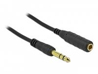Delock - Audioverlängerungskabel - Stereo-Stecker weiblich bis Stereo-Stecker männlich