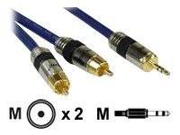 InLine Premium - Audiokabel - RCA männlich bis Stereo Mini-Klinkenstecker männlich