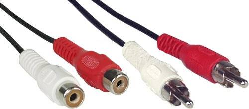 INLINE - Cinch Verlängerung - 2x Cinch - Stecker / Buchse - 2,5m