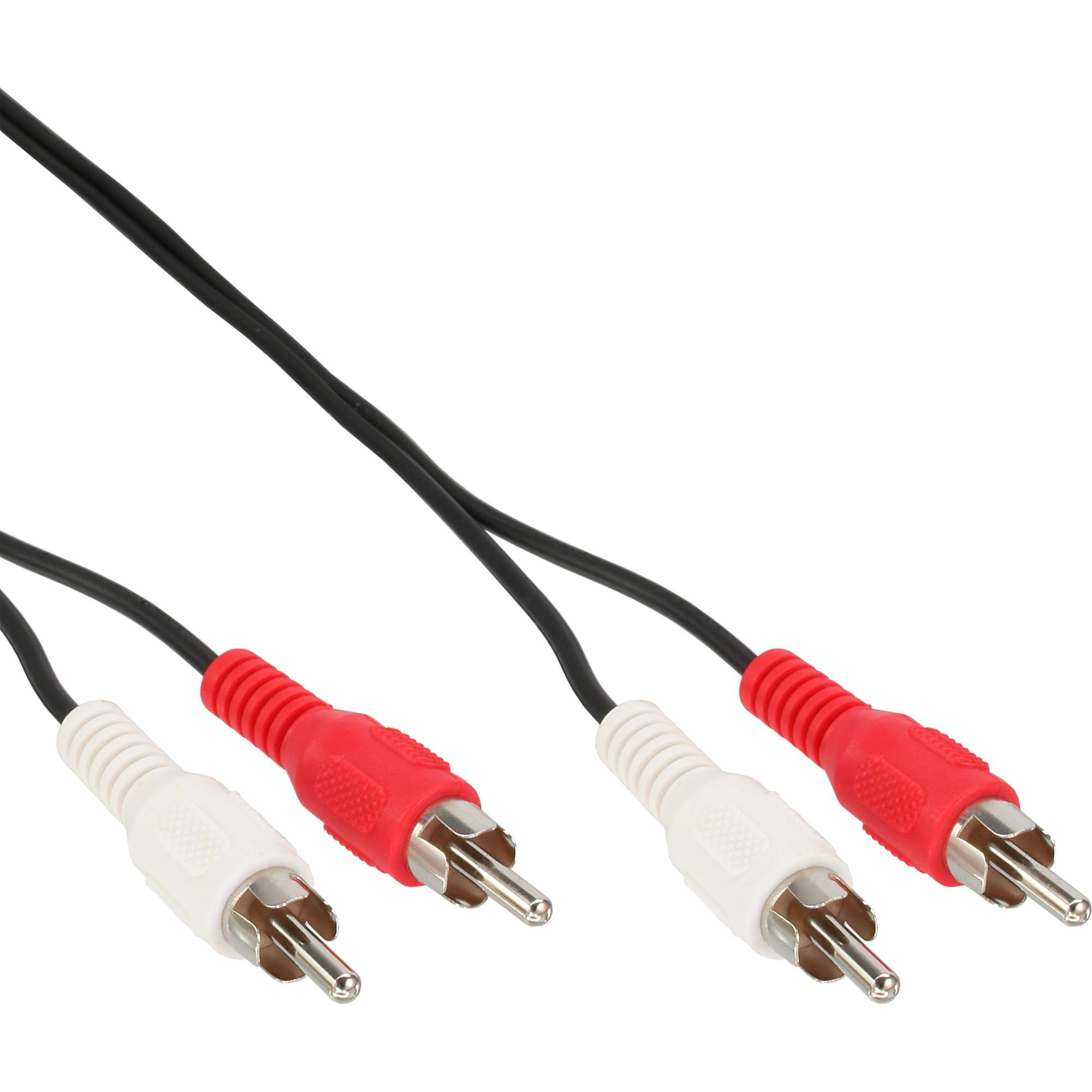 INLINE - Cinch Kabel - 2x Cinch - Stecker / Stecker - 20m