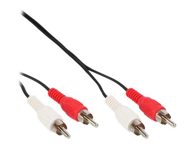 INLINE - Cinch Kabel - 2x Cinch - Stecker / Stecker - 20m
