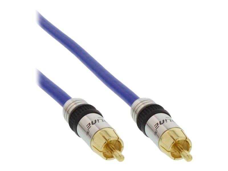 INLINE - Cinch Kabel AUDIO - PREMIUM - 1x Cinch Stecker / Stecker - 0,5m