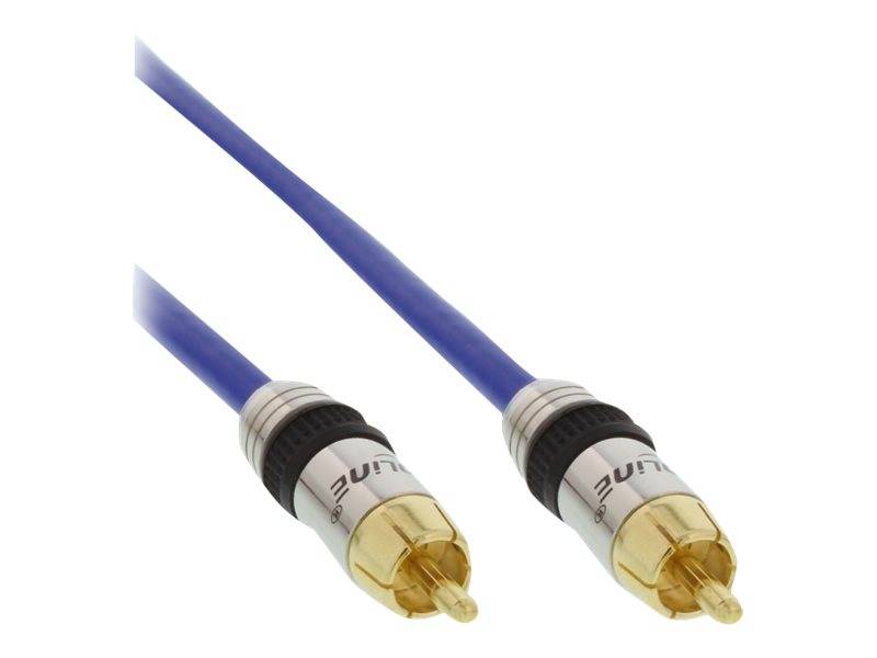 INLINE - Cinch Kabel AUDIO - PREMIUM - 1x Cinch Stecker / Stecker - 10m