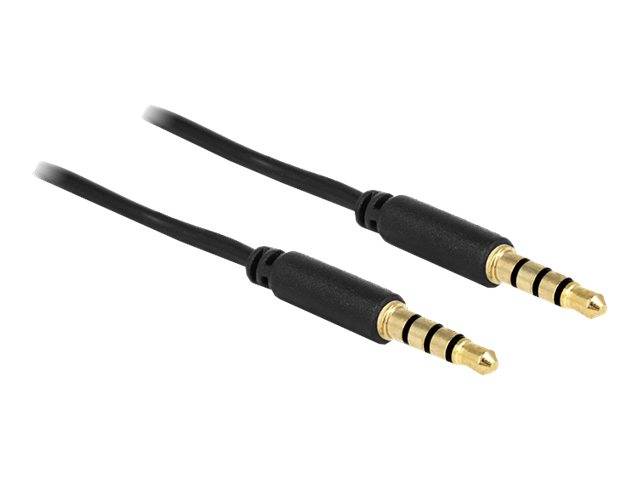 Delock Headset-Kabel - 4-poliger Mini-Stecker (M) - bis 4-poliger Mini-Stecker (