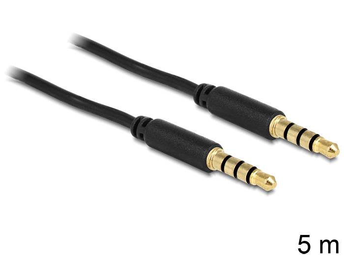 Delock Headset-Kabel - 4-poliger Mini-Stecker (M) - bis 4-poliger Mini-Stecker (