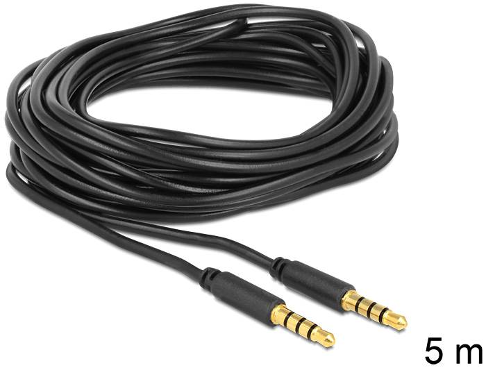 Delock Headset-Kabel - 4-poliger Mini-Stecker (M) - bis 4-poliger Mini-Stecker (